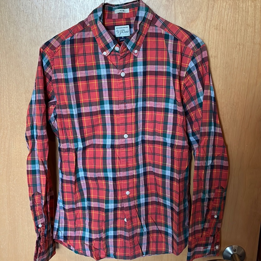J. Crew plaid shirt